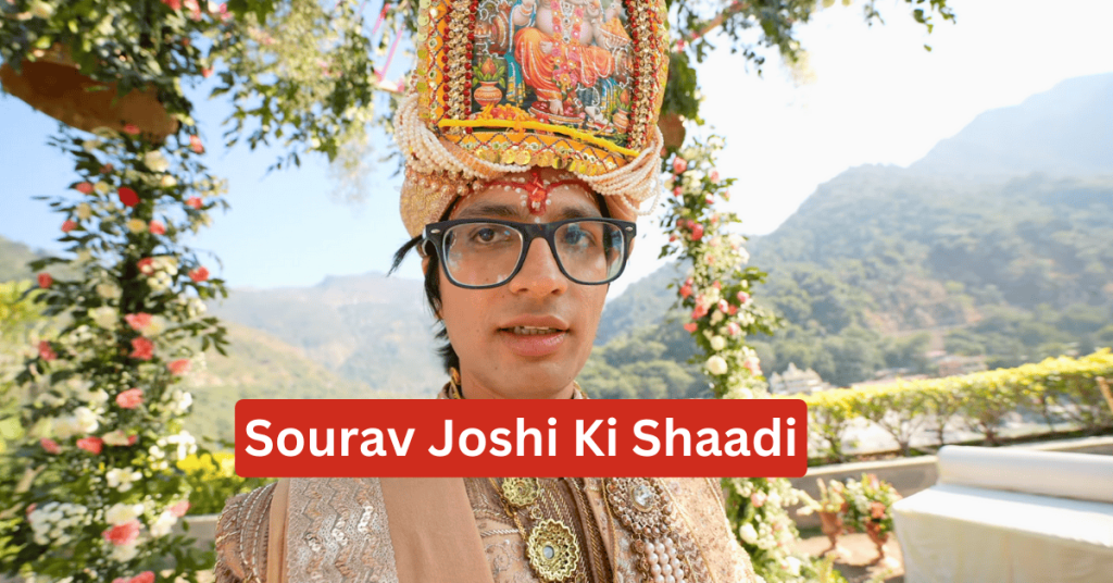 सौरव जोशी अपनी शादी में पारंपरिक दूल्हे के वेश में, 26 नवंबर 2025 को हुई sourav joshi ki shaadi